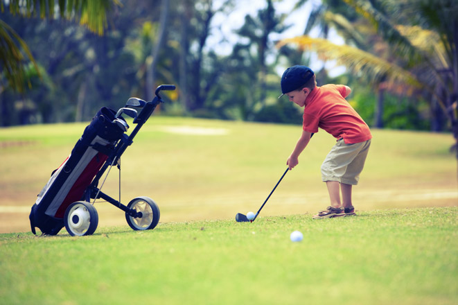 Child having fun